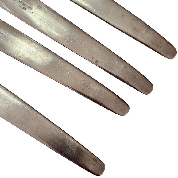 Elden Vintage Flower Cocktail Fork Stainless 5.5" Rose Midcentury Colonial EDL5 - Picture 8 of 8